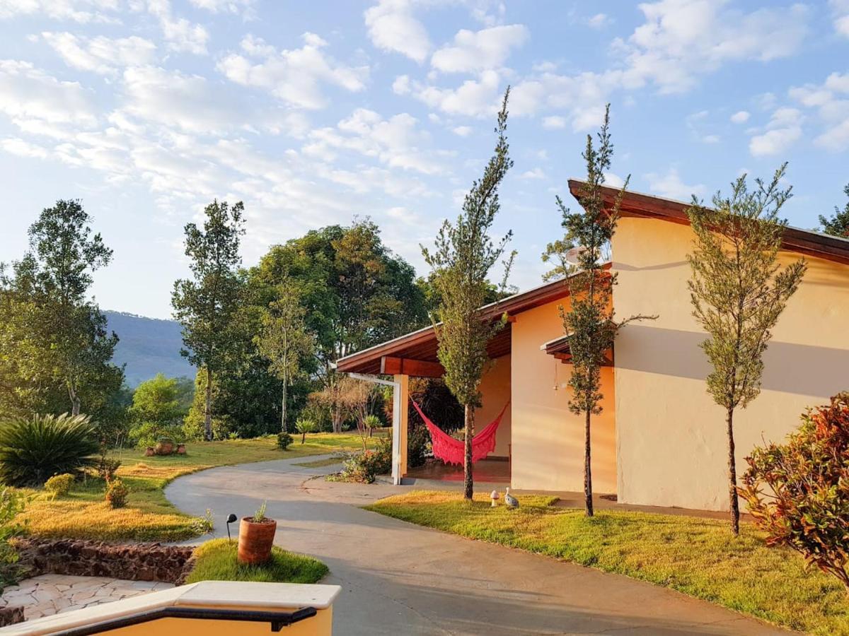 Pousada Fazenda Peroba Rosa Pedregulho Exterior foto